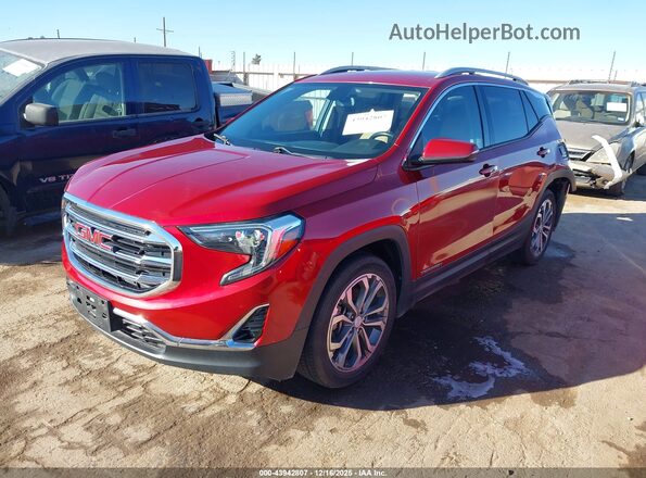 3GKALPEX7KL371919 2019 GMC TERRAIN Красный Передняя левая четверть