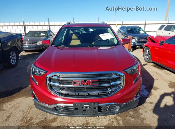 3GKALPEX7KL371919 2019 GMC TERRAIN Красный Вид щитка приборов