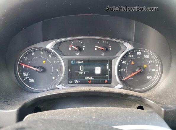 3GKALSEX7JL318901 2018 GMC TERRAIN Красный Вид щитка приборов