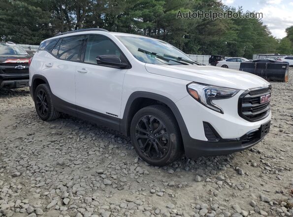 3GKALTEV4ML366302 2021 GMC TERRAIN Белый Передняя правая четверть