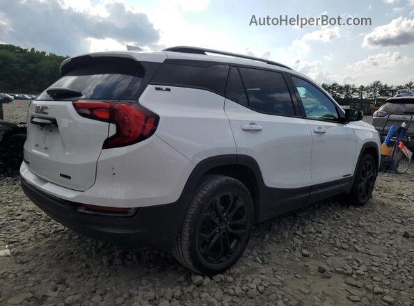 3GKALTEV4ML366302 2021 GMC TERRAIN Белый Задняя правая четверть