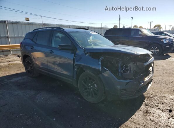 3GKALVEG2RL133667 2024 GMC TERRAIN Синий Передняя правая четверть