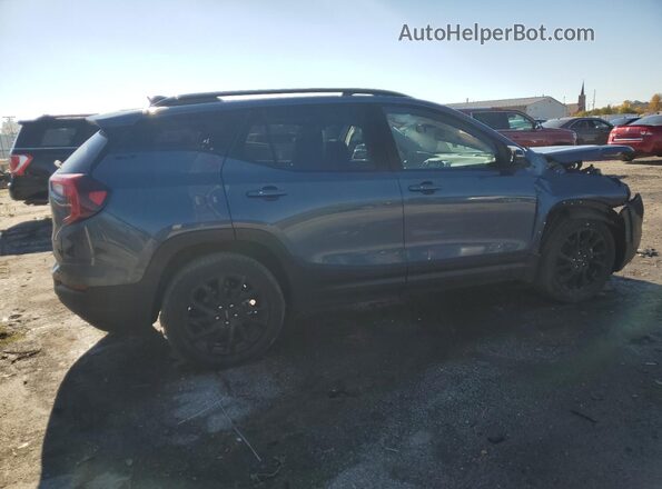 3GKALVEG2RL133667 2024 GMC TERRAIN Синий Задняя правая четверть
