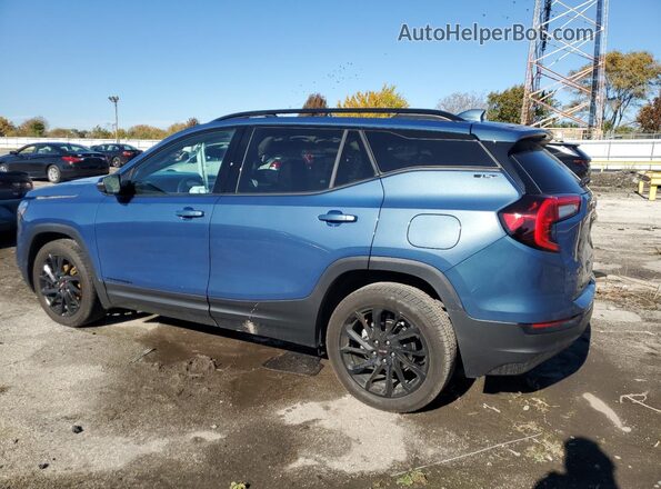 3GKALVEG2RL133667 2024 GMC TERRAIN Синий Задняя левая четверть