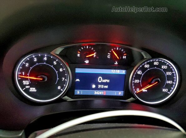 3GKALVEG5RL350775 2024 GMC TERRAIN Белый Вид щитка приборов