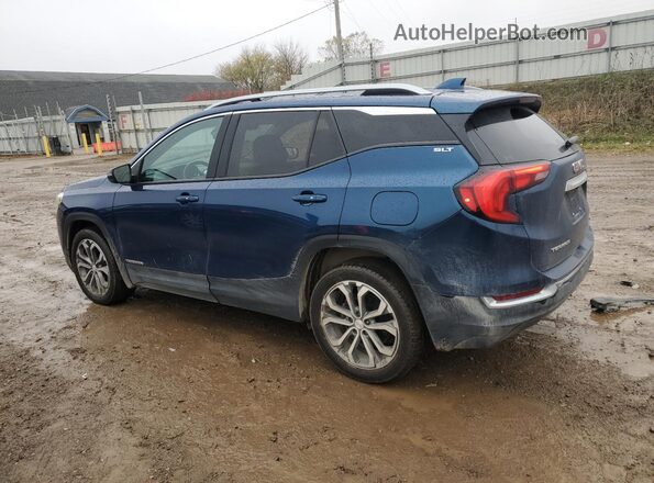 3GKALVEV1LL143080 2020 GMC TERRAIN Синий Задняя левая четверть