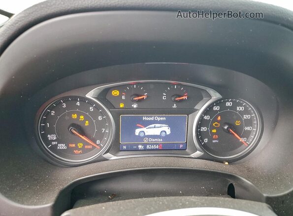 3GKALVEV4LL301380 2020 GMC TERRAIN Белый Вид щитка приборов