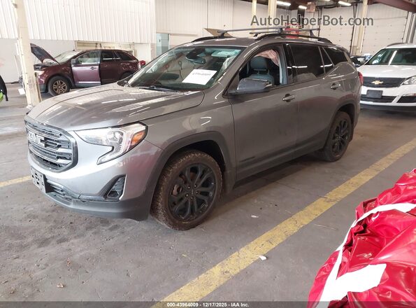 3GKALVEX0LL193616 2020 GMC TERRAIN Pewter Передняя левая четверть