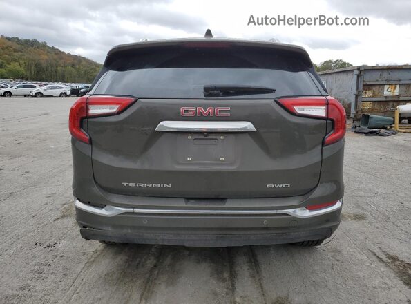 3GKALXEG7PL151493 2023 GMC TERRAIN Коричневый Вид сзади