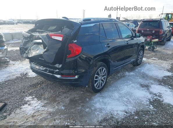 3GKALXEV2NL247575 2022 GMC TERRAIN Черный Задняя правая четверть