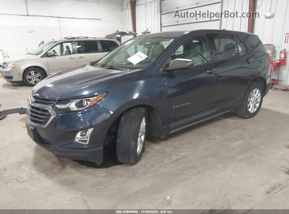 3GNAXHEV5JS640628 2018 CHEVROLET EQUINOX Синий Передняя левая четверть