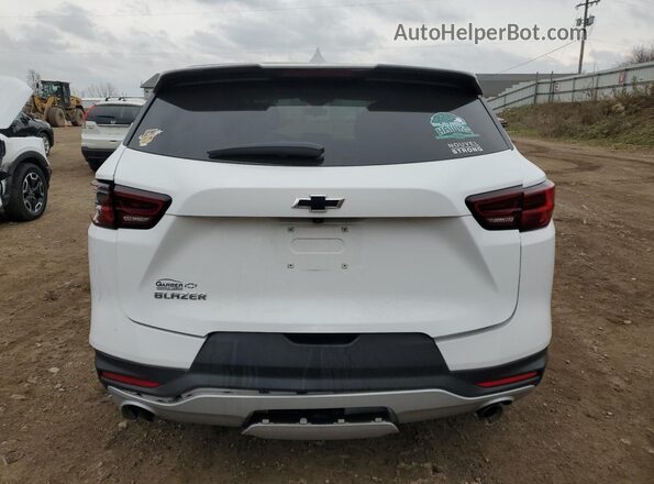 3GNKBCR44PS157745 2023 CHEVROLET BLAZER White Widok z tyłu