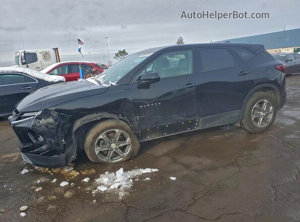 3GNKBCR46PS220201 2023 CHEVROLET BLAZER Черный Передняя левая четверть