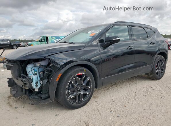 3GNKBCRS8MS586574 2021 CHEVROLET BLAZER Black Front left