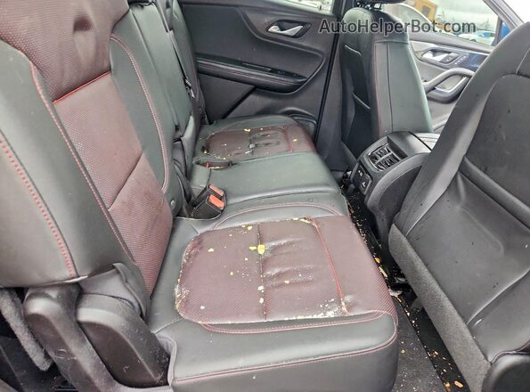 3GNKBERS2LS633463 2020 CHEVROLET BLAZER Blue Widok wnętrza z tyłu