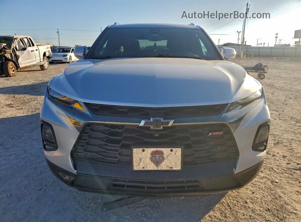 3GNKBERSXMS569030 2021 CHEVROLET BLAZER Серебряный Вид спереди