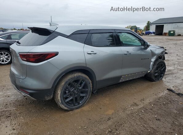 3GNKBHR43PS164408 2023 CHEVROLET BLAZER Серебряный Задняя правая четверть