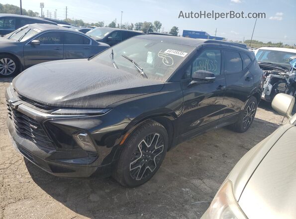 3GNKBKRS0SS222995 2025 CHEVROLET BLAZER Black Передня ліва чверть