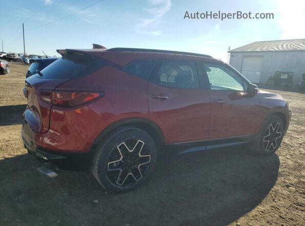 3GNKBKRS6PS173454 2023 CHEVROLET BLAZER Красный Задняя правая четверть