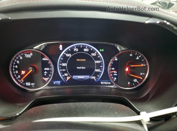 3GNKBKRS9LS567329 2020 CHEVROLET BLAZER Blue Vista del cuadro de instrumentos