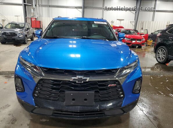 3GNKBKRS9LS567329 2020 CHEVROLET BLAZER Blue Vista frontal
