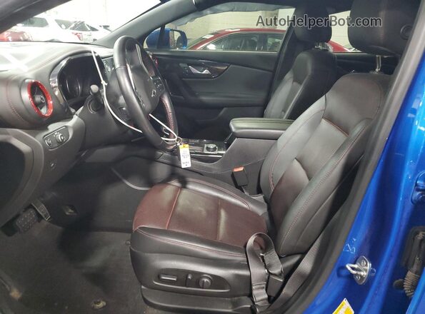3GNKBKRS9LS567329 2020 CHEVROLET BLAZER Blue Vista interior delantera
