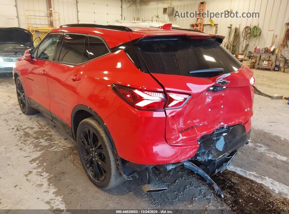 3GNKBKRSXMS559841 2021 CHEVROLET BLAZER Red Rear left