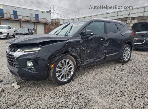 3GNKBLRS1MS536633 2021 CHEVROLET BLAZER Черный Передняя левая четверть