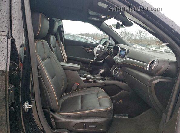 3GNKBLRS1MS536633 2021 CHEVROLET BLAZER Черный Вид салона спереди