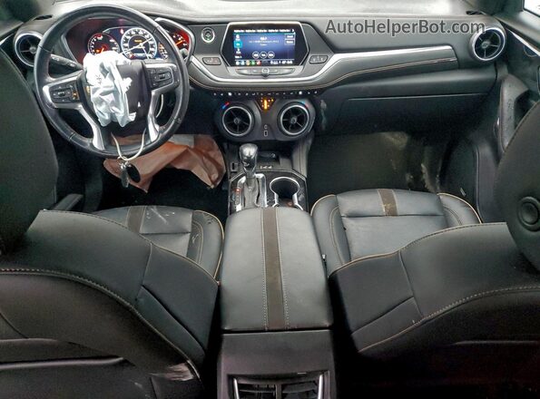 3GNKBLRS1MS536633 2021 CHEVROLET BLAZER Черный Вид панели приборов