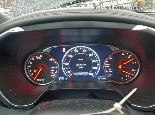 3GNKBLRS1MS536633 2021 CHEVROLET BLAZER Черный Вид щитка приборов