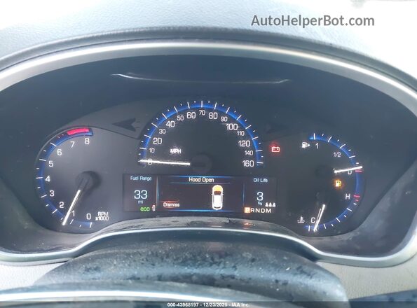 3GYFNBE32GS525584 2016 CADILLAC SRX Black Widok tylnych siedzeń
