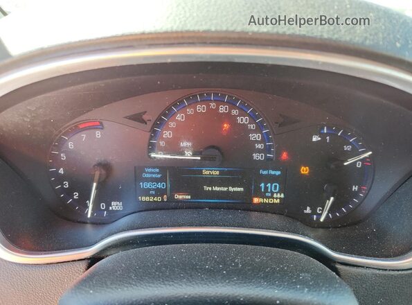 3GYFNCE35GS576602 2016 CADILLAC SRX Red Widok zestawu wskaźników