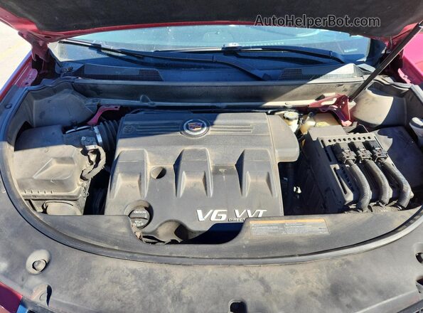 3GYFNCE35GS576602 2016 CADILLAC SRX Red Widok komory silnika