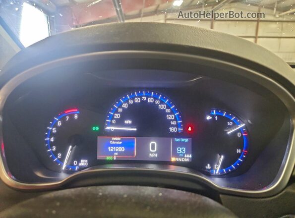 3GYFNCE36GS532818 2016 CADILLAC SRX Черный Вид щитка приборов