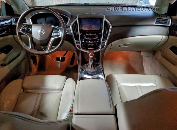3GYFNDE31GS577946 2016 CADILLAC SRX Red Dashboard view