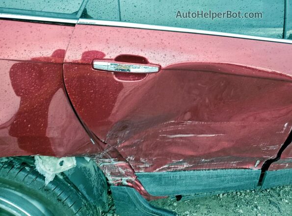 3GYFNDE31GS577946 2016 CADILLAC SRX Red Rear interior view
