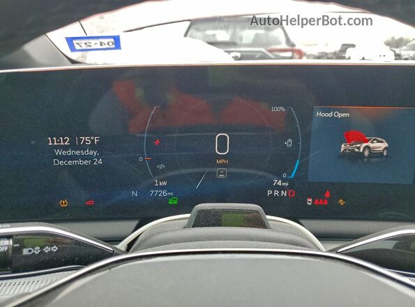 3GYK3BMR0SS206784 2025 CADILLAC OPTIQ Red Widok zestawu wskaźników