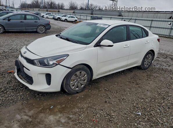 3KPA24AB6JE094903 2018 KIA RIO Белый Передняя левая четверть