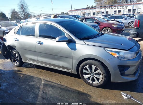 3KPA24AD1NE433574 2022 KIA RIO Gray Вид задньої частини салону