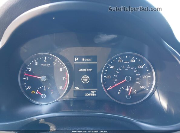 3KPA24AD1NE433574 2022 KIA RIO Gray Вид задніх сидінь