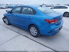 2022 Kia Rio S Blue vin: 3KPA24AD3NE478306