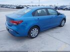 2022 Kia Rio S Blue vin: 3KPA24AD3NE478306