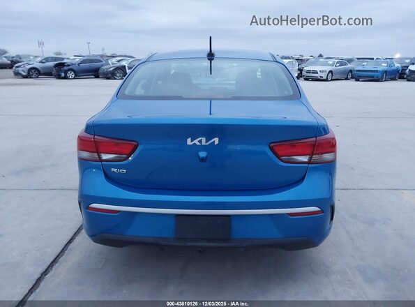 3KPA24AD3NE478306 2022 KIA RIO Blue 