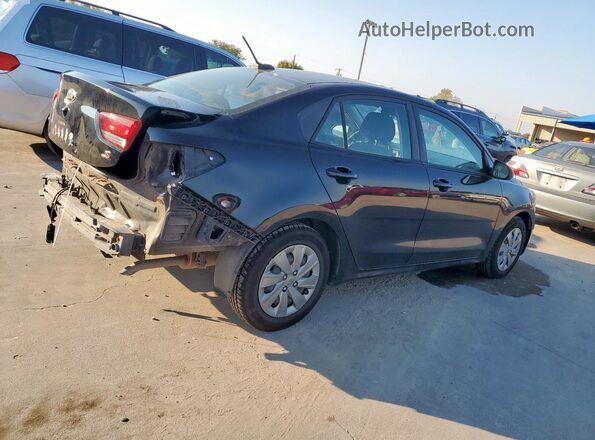 3KPA24AD4LE275129 2020 KIA RIO Черный Задняя правая четверть