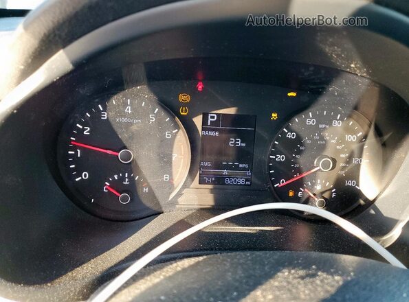 3KPA24AD4LE275129 2020 KIA RIO Черный Вид щитка приборов