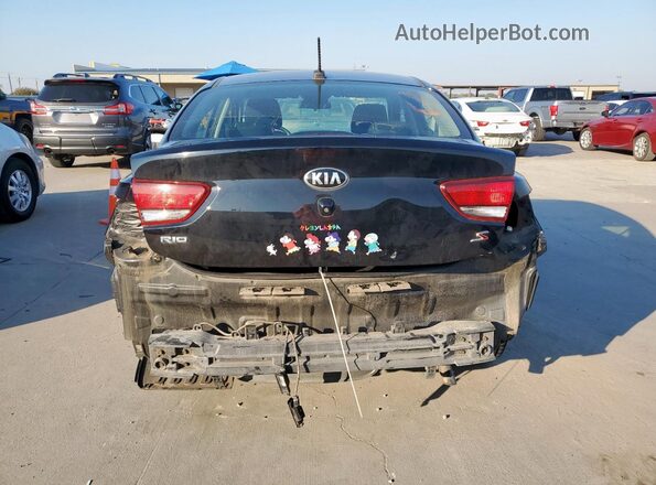 3KPA24AD4LE275129 2020 KIA RIO Черный Вид сзади