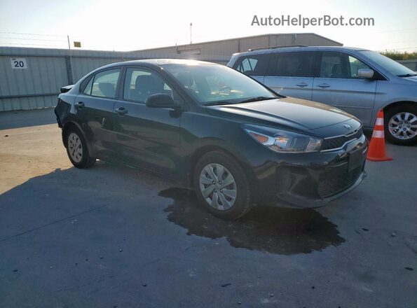 3KPA24AD4LE275129 2020 KIA RIO Черный Передняя правая четверть