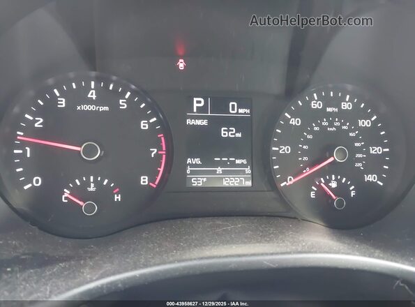 3KPA24AD4LE309621 2020 KIA RIO Gray Widok tylnych siedzeń