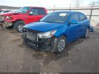 2022 Kia Rio S Синий vin: 3KPA24AD4NE468206
